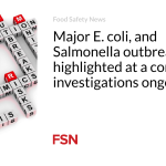 Major E. coli, and Salmonella outbreaks highlighted at a conference; investigations ongoing