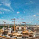 Forest of cranes towers over timber development