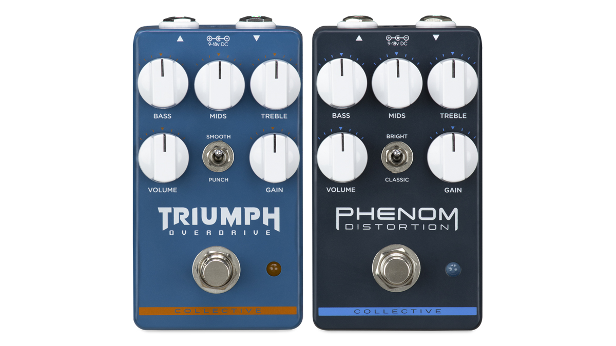 Wampler debuts $99 Collective Series with Triumph overdrive and Phenom distortion pedals