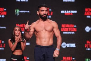 Pitbull vs Borics for featherweight title official at Bellator 286 in Long Beach, two fighters heavy (video)