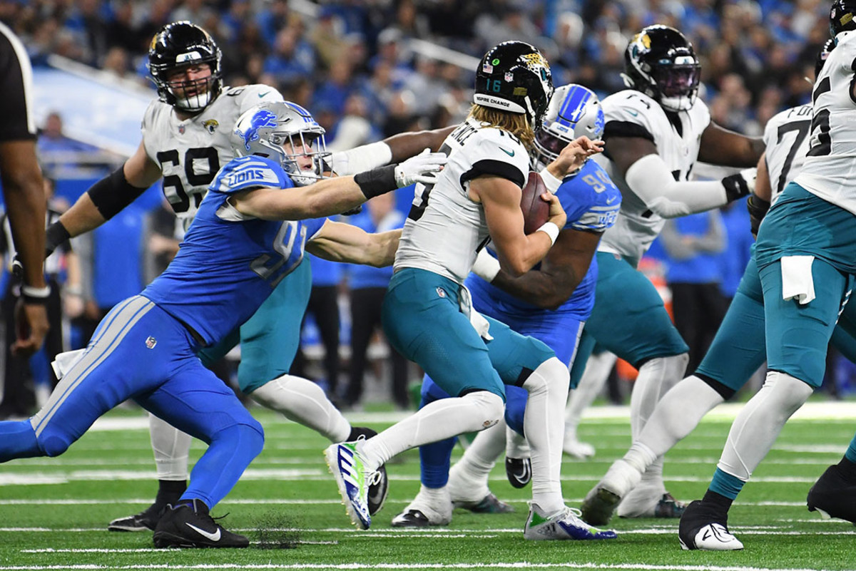 Detroit Lions Aidan Hutchinson will trash talk T.J. Hockenson