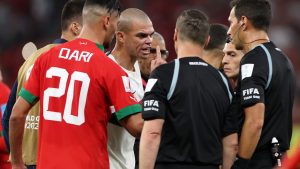 Pepe blames ‘Argentine referee’ and ‘Lionel Messi complaining’ for Portugal’s World Cup exit to Morocco saying ‘we were the only team that wanted to play football’