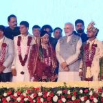 PM Modi attends mass marriage of over 550 girls at ‘Papa Ni Pari’ Lagnotsav in Bhavnagar | India News