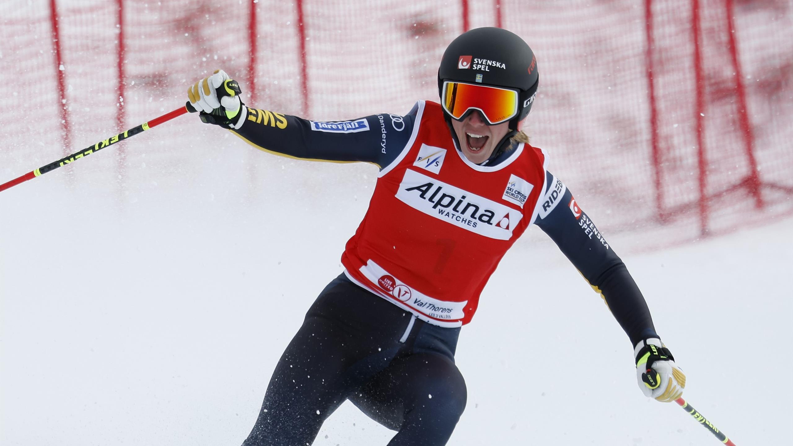 Naeslund storms to victory at freestyle skiing World Cup in impressive fashion