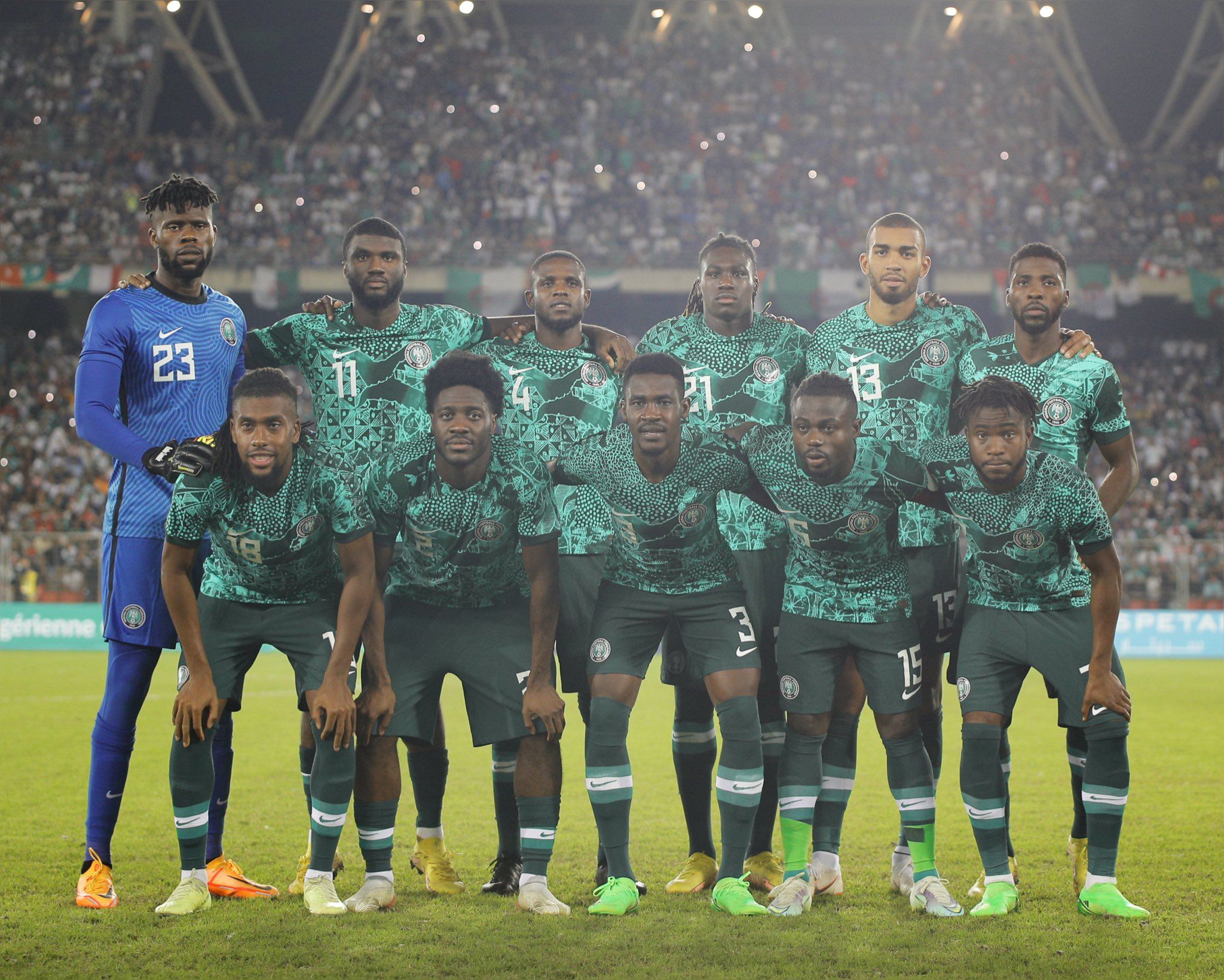 Nigeria train ahead of Portugal friendly as Ndidi hits camp