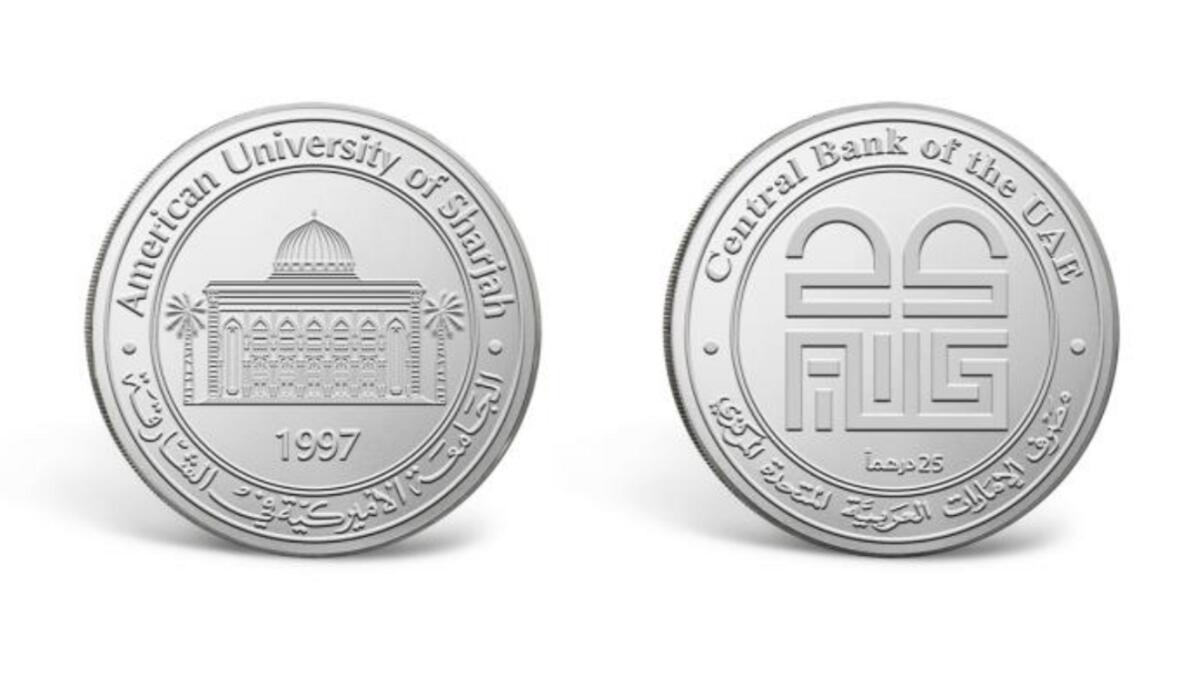 UAE: Central Bank issues commemorative coins to mark American University of Sharjah’s silver jubilee