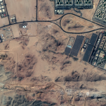 These exclusive satellite images show that Saudi Arabia’s sci-fi megacity is well underway