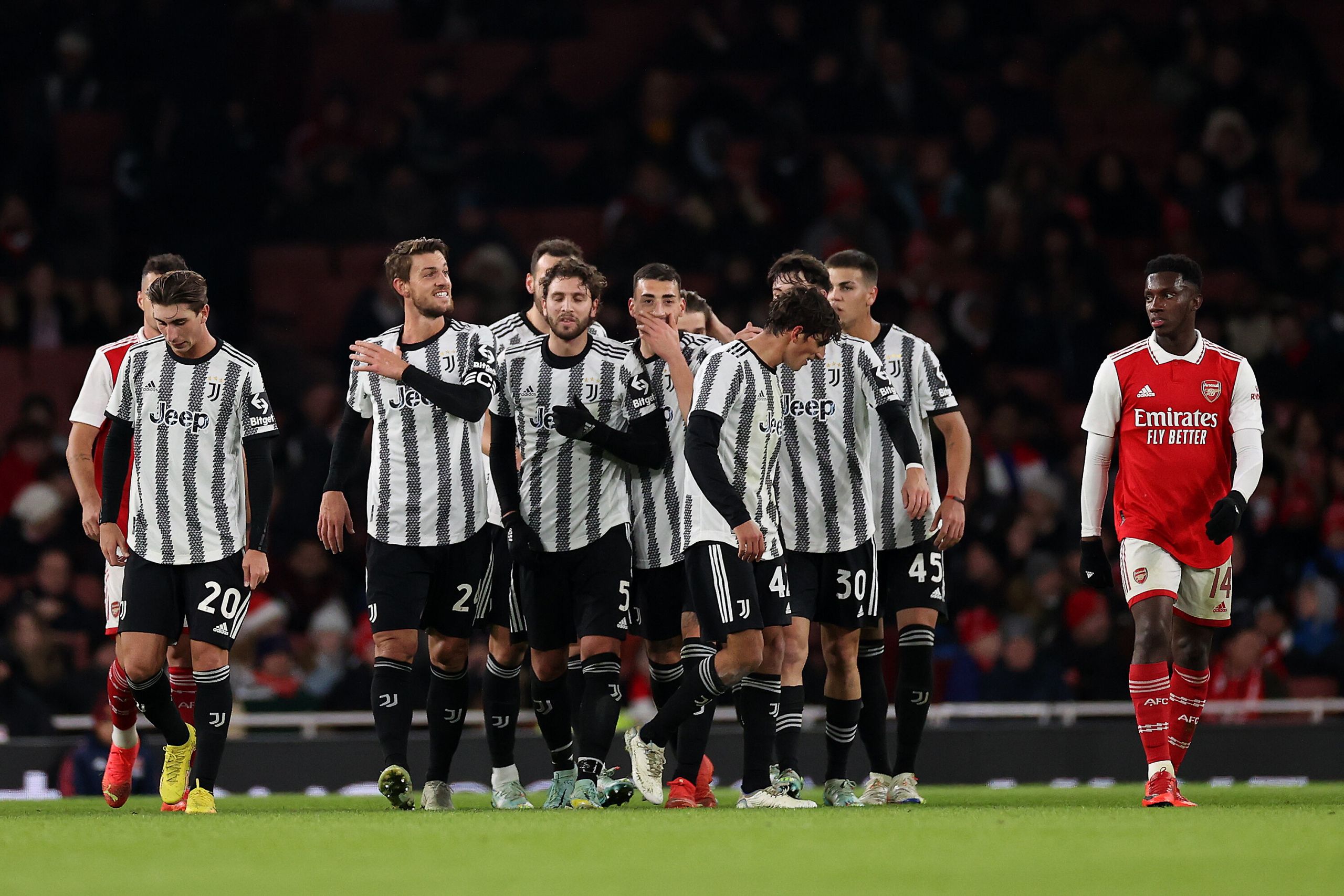 Juventus beat Arsenal with two unanswered goals in London friendly