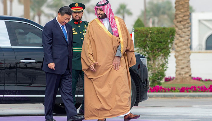 China’s Xi meets Saudi crown prince on high-stakes visit