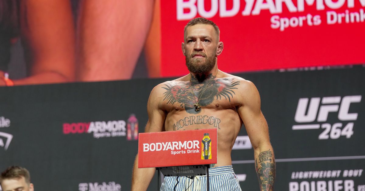 Conor McGregor teases future move to middleweight: ‘I’d be a big fridge’