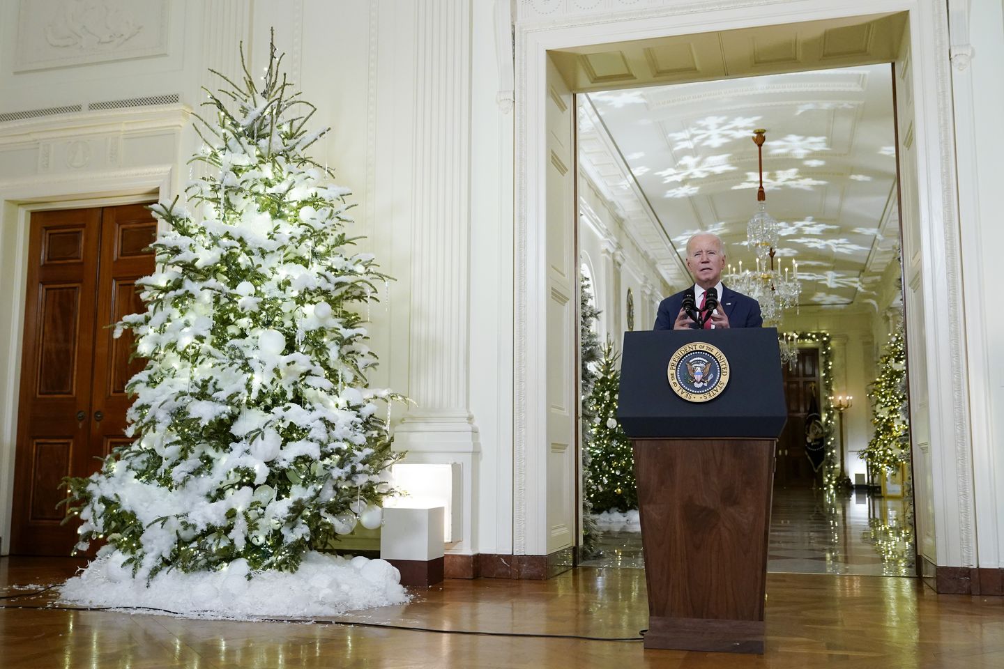 Biden calls for Americans to reject the ‘poison’ of politics this Christmas