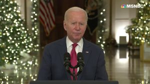 Biden delivers Christmas address from White House