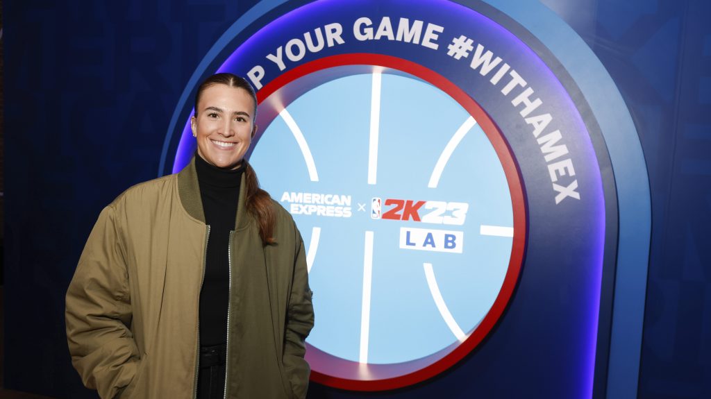 Sabrina Ionescu Stops By American Express X NBA 2K23 Gaming Lab, Talks Upcoming WNBA Season And Women’s Empowerment