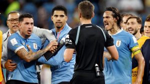 Edinson Cavani and fellow Uruguay stars could face ‘6-month BAN’ from FIFA over behaviour following World Cup exit