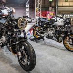 The first Langen Two Stroke customer motorcycles unveiled at Motorcycle Live