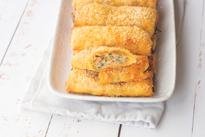 Spinach, Kale & Ricotta Rolls