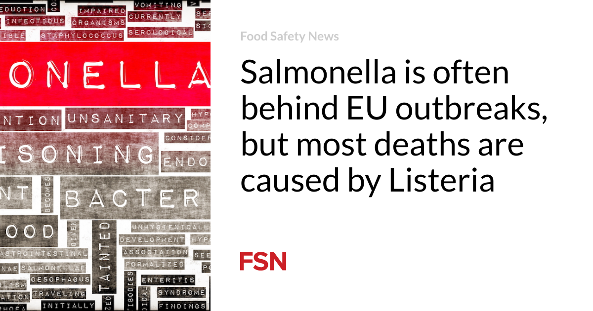 Salmonella is often behind EU outbreaks, but most deaths are caused by Listeria