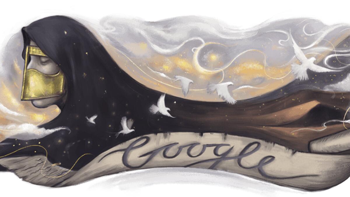 The Girl of the Gulf: Google doodle honours Emirati poet Ousha Al Suwaidi