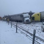 OPP close Highway 401 between Tilbury and London due to 12-vehicle collision