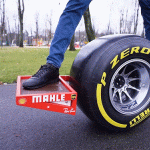 What if You Turned a Formula 1 Wheel Into a Onewheel Style Self-Balancing Skateboard?