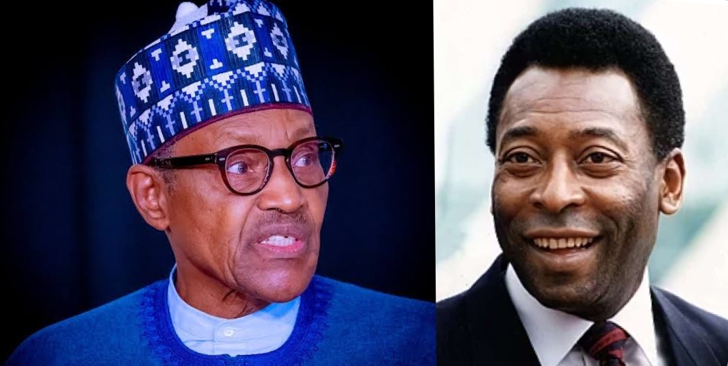 Buhari pays tribute to departed world’s greatest footballer Pele