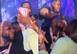 Chioma Makes ‘Money Rain’ On Husband Davido While Partying With Him (SEE Update)