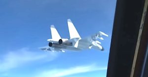 Watch How Close Chinese Fighter Jet Flies To U.S. Air Force Plane