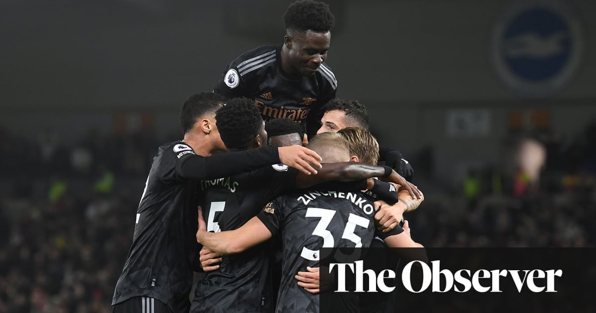 Arsenal move seven points clear at top as Ødegaard inspires win at Brighton