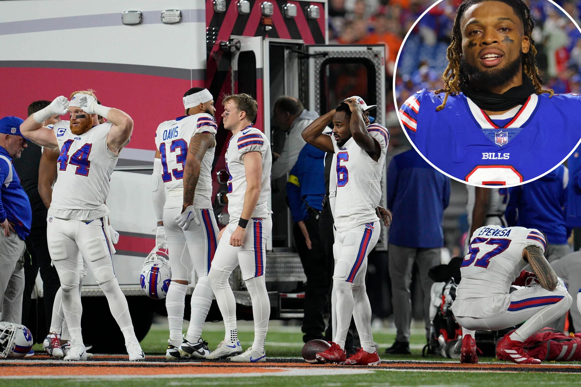 Sports world shows outpouring of support for Bills’ Damar Hamlin: ‘Best of us’