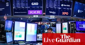 Markets rally as US jobs report beats forecasts; UK house prices drop again – business live