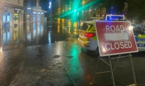 Hundreds of homes left without water after pipe burst floods south London streets