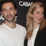 Poldark actor Aidan Turner and wife Caitlin FitzGerald both pictured without wedding rings