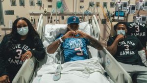 Damar Hamlin posts photo from hospital bed rooting on the Buffalo Bills a week after his on-field collapse