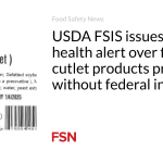 USDA FSIS issues public health alert over fish cutlet products produced without federal inspection