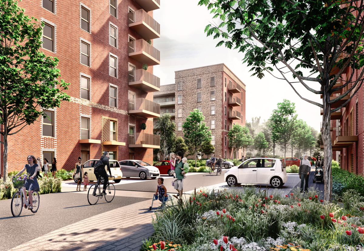 Countryside gets go-ahead for London suburb estate rebuild