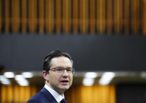 People are ‘hurting,’ Poilievre says as O’Toole slams ‘F Trudeau’ flags