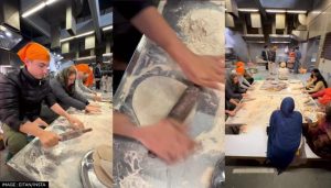 ‘You precious boy’: Social media in awe as American chef rolls rotis at Gurdwara in Delhi | What’s Viral