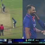 Watch: Shami ‘Mankads’ Shanaka on 98, Rohit shows sportsmanship spirit and withdraws appeal