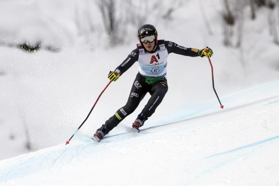 Federica Brignone wins World Cup super-G; Shiffrin sits out