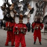 Bulgarians ward off evil spirits in ancient winter festival