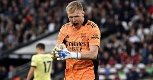 Watch: Tottenham fan kicks Arsenal’s Aaron Ramsdale after North London Derby