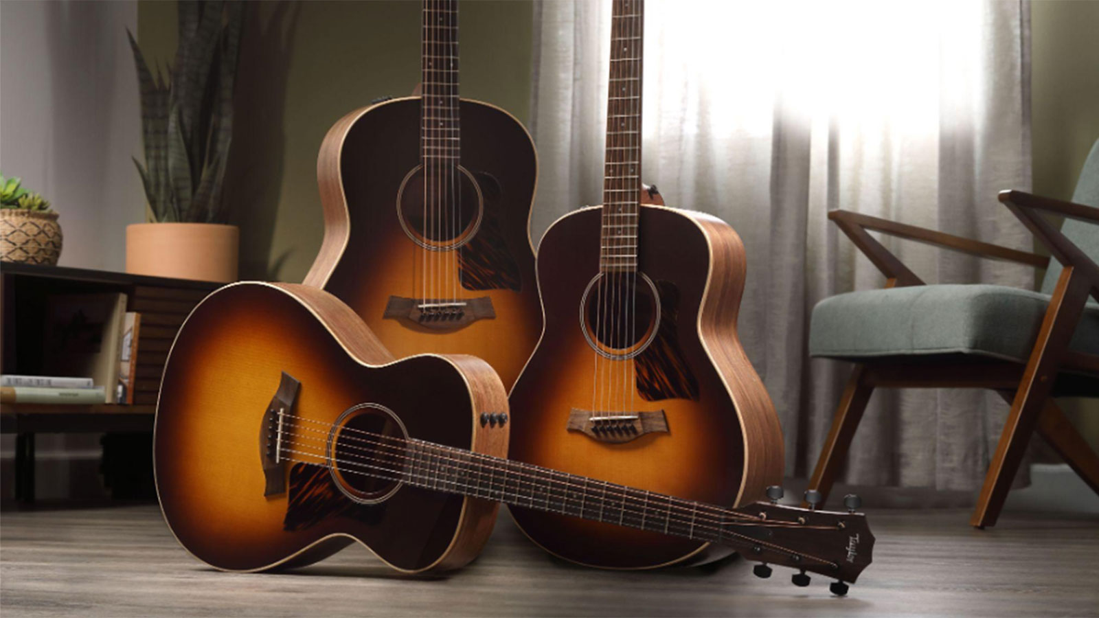 Taylor launches its best-looking American Dream models yet with the arrival of three new sunburst acoustics