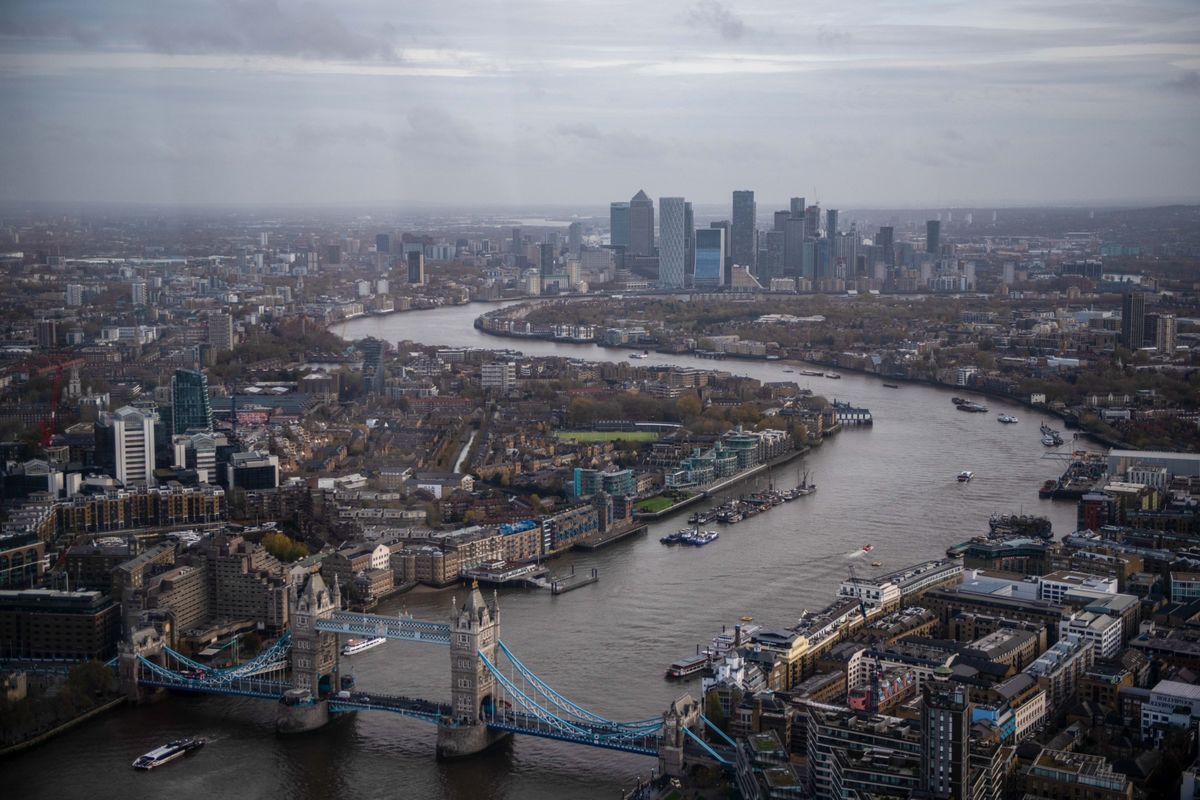 City of London’s Lead Over US in Finance Exports After Brexit Is Shrinking