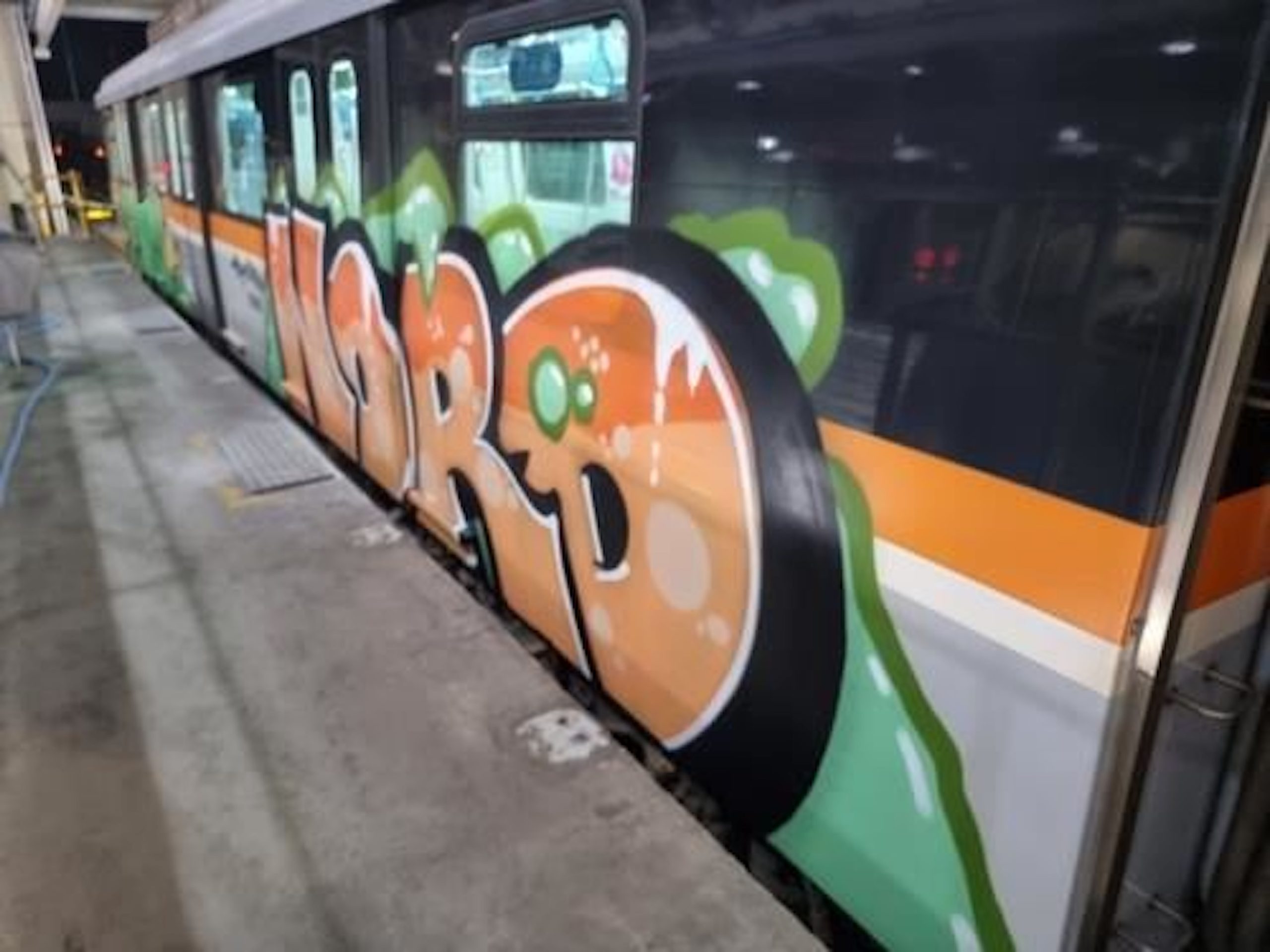 American Man Extradited to South Korea Over Graffiti Sprayed on Trains