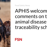 APHIS welcomes comments on the new animal disease traceability scheme