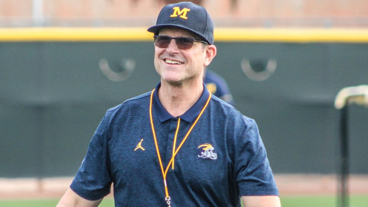 Jim Harbaugh Doing Jim Harbaugh Things On The Recruiting Trail