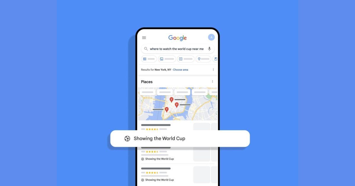 Google Duplex powering ‘where to watch the World Cup near me’ searches