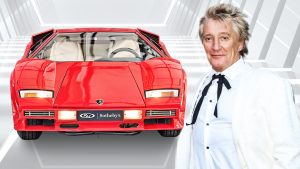 Sir Rod Stewart’s old Lamborghini is tipped to sell for nearly £1million