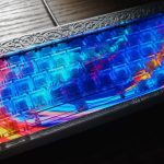 Centerpiece is a mechanical keyboard with a high-res display beneath transparent keys