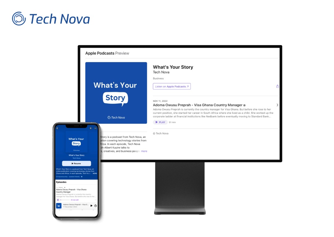 Tech Nova premieres new podcast series titled What’s Your Story